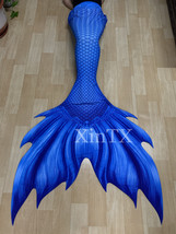 Royal Blue HD Big Mermaid Tail for Swimming Diving Show Mermaid Cosplay ... - $119.68