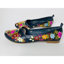 Women’s Shoes Sandals Hand Painted Made In Mexico Size 7 Apparel - $24.62