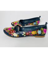 Women’s Shoes Sandals Hand Painted Made In Mexico Size 7 Apparel - $24.62