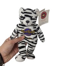 Hard Rock Cafe Orlando Limited Edition Collectible Zebra Striped Beanie ... - £27.96 GBP