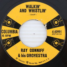 Ray Conniff Walkin&#39; &amp; Whistlin / Melody For 2 Guitars 1957 45rpm Record ... - £5.60 GBP