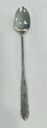 Oneida Iced Tea Spoon FLORAL BOUQUET Stainless Distinction Silverware Fl... - $9.64