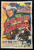 Death Valley Gunfighter Original One Sheet Movie Poster 1949 Rocky Lane - $218.01