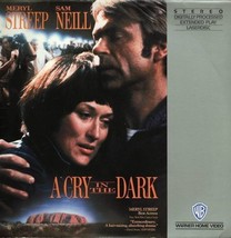 Cry In The Dark Meryl Streep Laserdisc Rare - £7.95 GBP