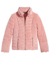 Guess Kids Velvet Stretch Down Jacket, Size Small/8 - £61.32 GBP