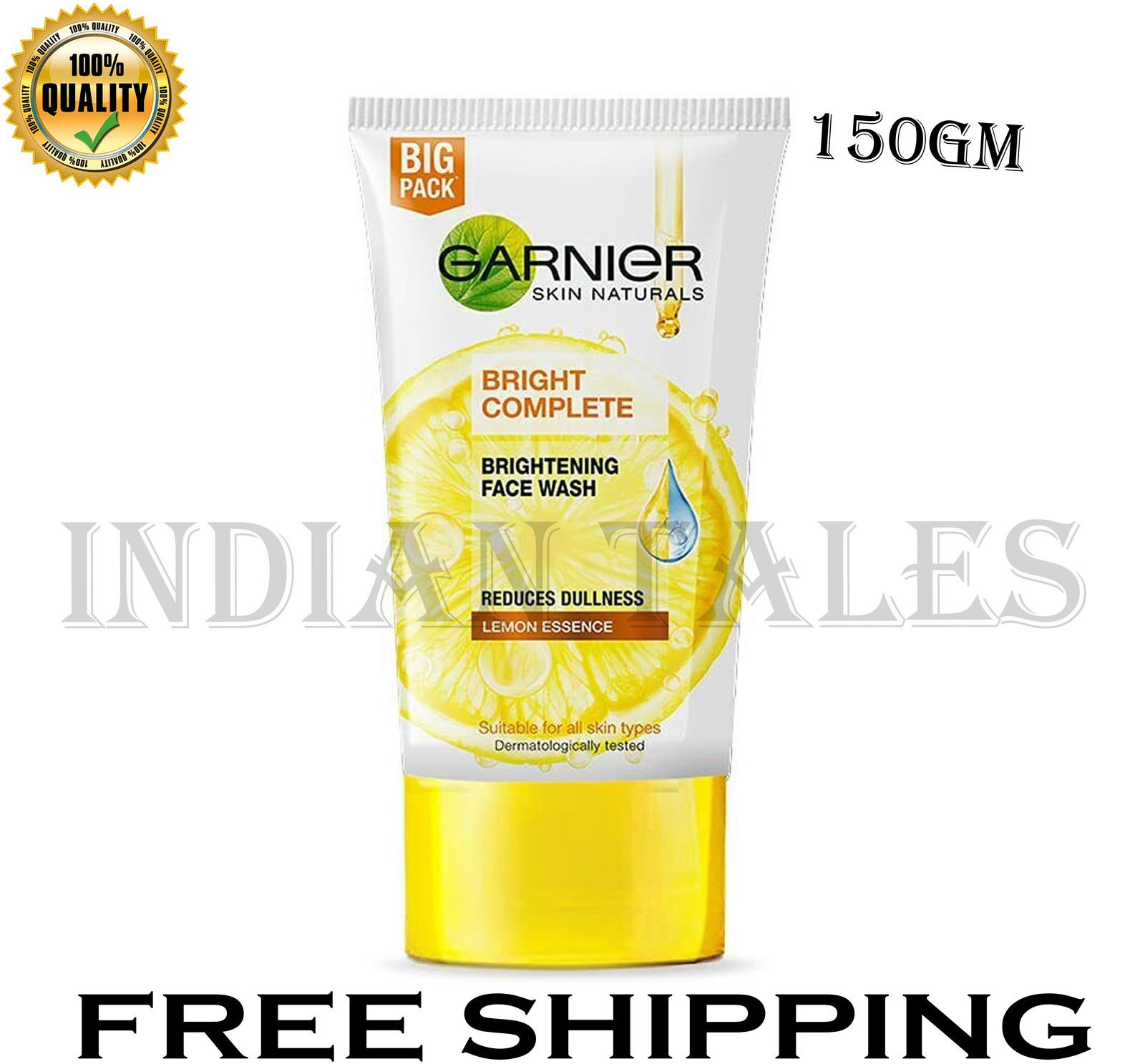 Primary image for  Garnier Facewash Gel, Gentle Cleanser, Bright Complete Vitamin C , 150g 