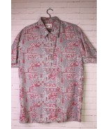 VTG Hawaiian Casuals Mens XL Reverse Print Button Up Pullover Shirt Hawa... - £21.71 GBP