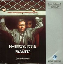 Frantic  Harrison Ford Betty Buckley Laserdisc Rare - £7.78 GBP