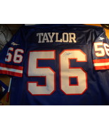 New York Giants 56 Lawrence Taylor Autographed XL Football Jersey Reebok... - $200.00