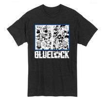 Blue Lock Manga - Vol 11 P184 185 Black T-Shirt Black - £23.52 GBP+