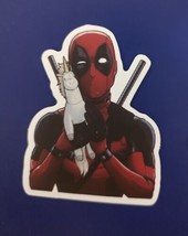 Deadpool With Unicorn Adult Humor Skateboard Guitar Phone Sticker / Decal - £3.59 GBP