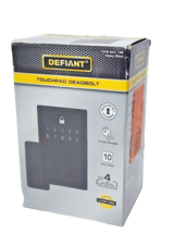 Defiant Touchpad Deadbolt (Matte Black) - £21.29 GBP