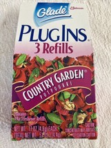 Glade Johnson Wax PlugIns 3 Refills Country Garden Potpourri Vintage Col... - £24.65 GBP