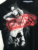 3XL Fearless Spellout Stripper with Gun Black T-Shirt - $29.65