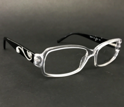 Salvatore Ferragamo Eyeglasses Frames 2640-B 145 Black Clear Rectangle 53-15-135 - £58.75 GBP