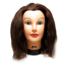 Debra Mannequin Head 100% Real Human Hair Burmax Cosmetology Model - £19.62 GBP