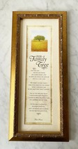 Our Family Tree Framed Poem Alda Maria  8&quot; x 18&quot; Gold Framed Print - Dicksons - £14.80 GBP