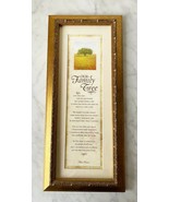 Our Family Tree Framed Poem Alda Maria  8&quot; x 18&quot; Gold Framed Print - Dic... - $18.95