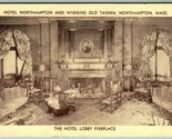 Hotel Northampton E Wiggins Vecchio Taverna Ma Unp Litografia Cartolina C14 - $3.03