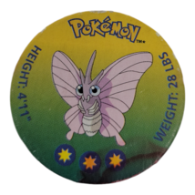 1998 Pokémon Venomoth #49 Collector&#39;s POG Disk Vintage Nintendo Item - $4.95