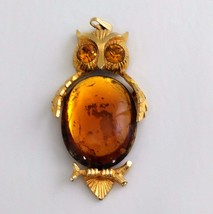 DODDS Vintage Jelly Belly Owl Amber - £11.68 GBP