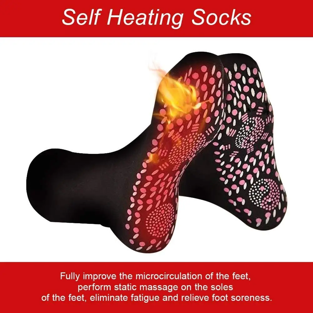 Play Heated Socks, Self Heating Socks for Men Women,MAage Anti-Freezing for Fish - £15.62 GBP