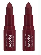 Lipstick Kleancolor Absorbs Matte Lipstick LS901-06 Samba 2 Pack - $11.74 CAD