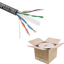 500Ft Cat6 Lan Network Ethernet Cable Wire Cat-6 Waterproof Outdoor Burial - £99.89 GBP