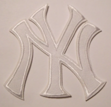New York Yankees NY Embroidered PATCH~3 1/2&quot; x 3&quot;~Iron On~MLB~FREE US Mail - $6.65 CAD