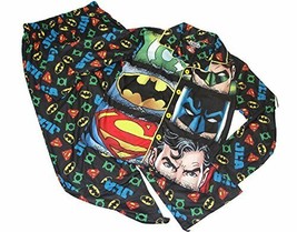 Justice League Batman, Robin, Superman Boys Flannel Pajama Set Size Medi... - $273.28 MXN