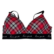 Victoria’s Secret Pink Plaid Love Pink Bralette Size 36B Bra - $22.00