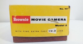 Vint. Eastman Kodak Brownie 8mm Movie Camera Model 2 w/ box &amp; Manual Super Clean - £22.18 GBP