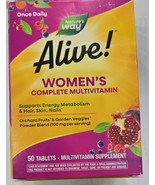 Nature’s Way Alive! Women’s  Multivitamin Tablets Antioxidants 50ct EXP ... - $257.07 MXN