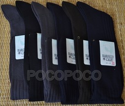 6 Pairs of long men&#39;s sanitary cotton socks warm Baroque Leccese 019 - £14.11 GBP