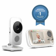 NEW Motorola Connect Video Color 2.8&quot; Screen Wi-Fi Baby Monitor &amp; StarGrip Mount - £87.92 GBP