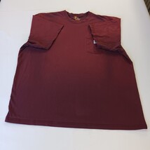 Carhartt K87 PRT Original Fit Crewneck Men’s Red Cotton T-Shirt Pocket Size 2XL  image 15