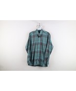 Vintage 80s 90s Streetwear Boys Large 16-18 Thin Knit Collared Button Shirt - $48.24 CAD