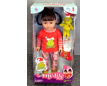 My Life As Poseable Grinch Sleepover 18 Inch Doll Brunette Hair - Green ... - £51.38 GBP
