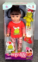 My Life As Poseable Grinch Sleepover 18 Inch Doll Brunette Hair - Green Eyes - £51.93 GBP
