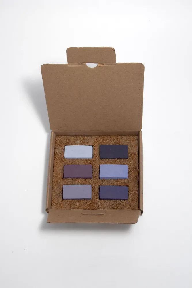 Earthberry Handmade Soft Pastels – “Long Road” Set of 6 – Eco Art Supplies - $1,648.46 MXN