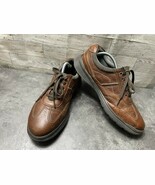 Clarks sneakers Oxford Men 11M Cotrell Shoes Brown Leather LaceUp Casual... - $512.33 MXN