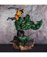 Anime Hulk Vs Wolverine Statue Action Figure 1/6 scale painted figure PV... - $172.38