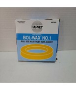 Harvey&#39;s Bol-Wax Wax Ring Polyethylene/Wax For 3 inch and 4 inch Waste L... - $2.66 CAD