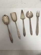 Meriden Silverplate Co First Lady Pattern Hostess Hors D’Oeuvres Set of 5 - $24.70