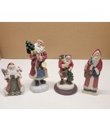 Four Vintage Santa Claus Figurines - £11.77 GBP
