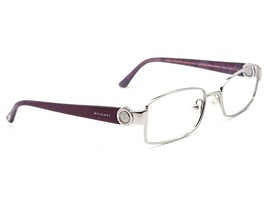 Bvlgari Women&#39;s Eyeglasses 2045-B 287 Silver/Purple Rectangular Frame 51[]16 130 - $99.99