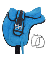 New Synthetic Treeless Freemax Horse Riding Saddle With Girth - £109.50 GBP