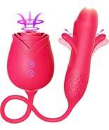 Vibrator Dildo Sex Toys for Women - Rose Sex Toy with Flapping G Spot Vi... - £21.18 GBP