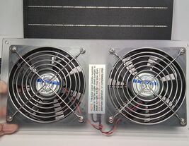Solar Dual Fan Kit for Intake Exhaust air, 20W Solar Panel Powered Fan 3... - $17.69