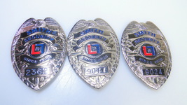 3 Smith Security Badges Metal Badge Lot - $95.00